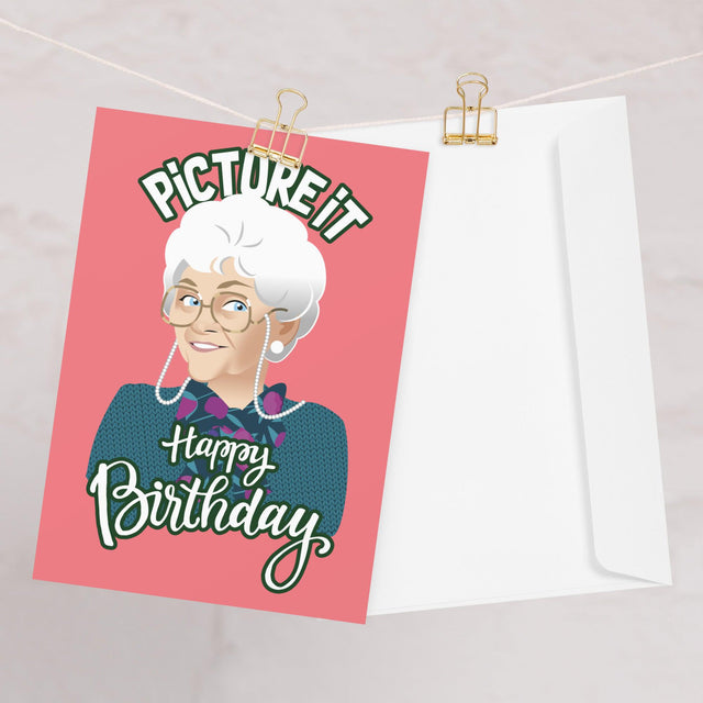 Picture It Happy Birthday (Birthday Card)-Greeting Card-Swish Embassy