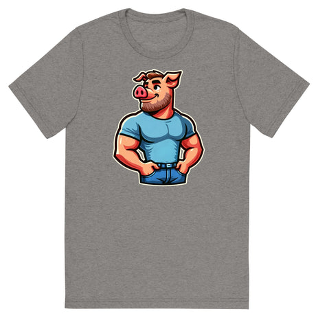 Pig Daddy (Triblend)-Triblend T-Shirt-Swish Embassy