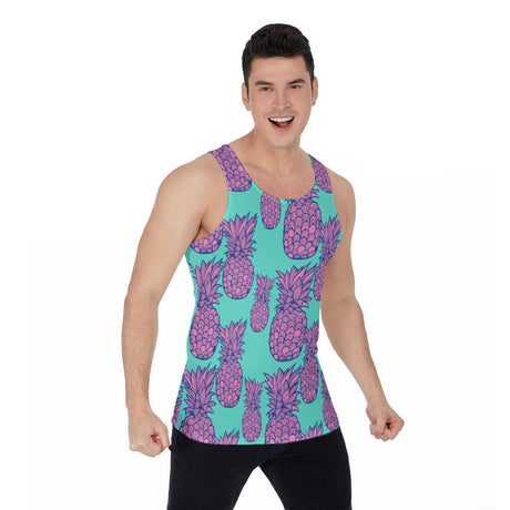 Pineapple Princess (Allover Tank Top)-Allover Tank Top-Swish Embassy