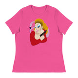 Pink Bird (Women's Relaxed T-Shirt)-Women's T-Shirts-Swish Embassy