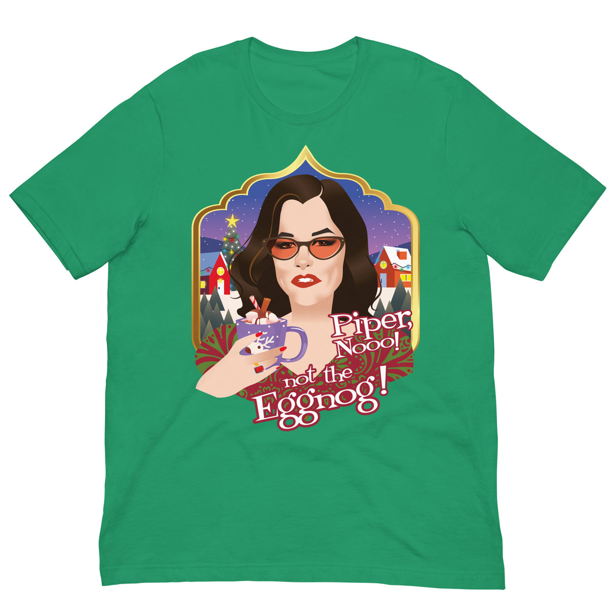 Piper Not the Eggnog!-Christmas T-Shirts-Swish Embassy