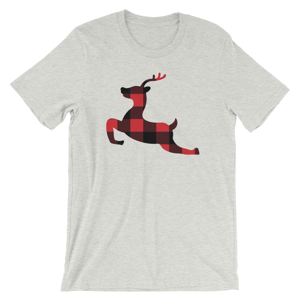 Plaid Reindeer-T-Shirts-Swish Embassy