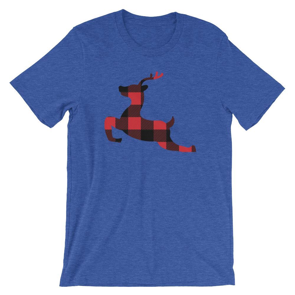 Plaid Reindeer-T-Shirts-Swish Embassy