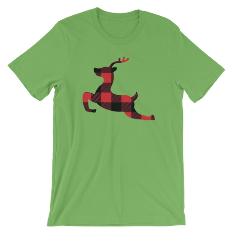 Plaid Reindeer-T-Shirts-Swish Embassy