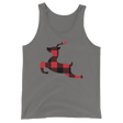 Plaid Reindeer (Tank Top)-Tank Top-Swish Embassy