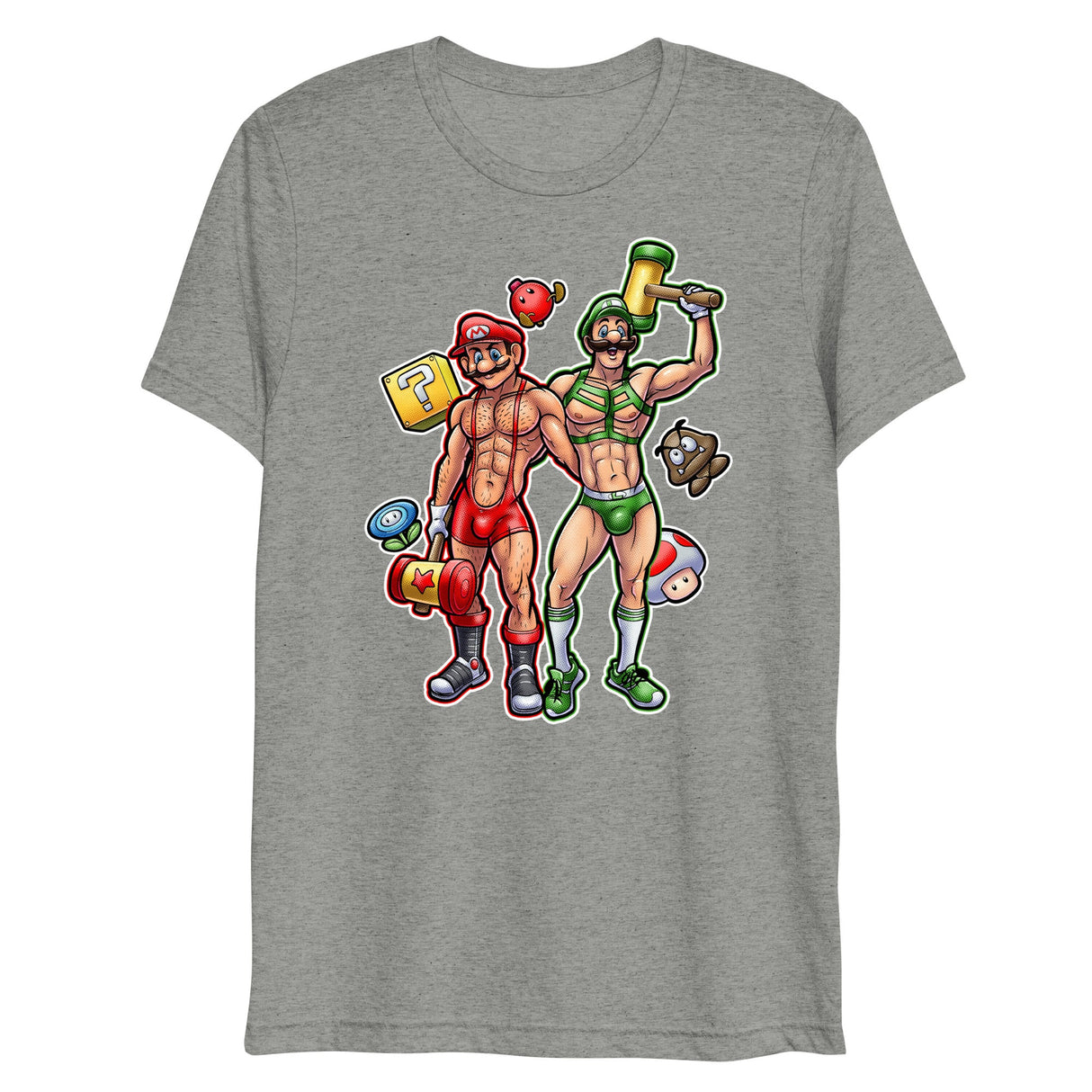 Plumber Butt (Triblend)-Triblend T-Shirt-Swish Embassy