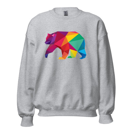 Polygon Bear (Sweatshirt)-Sweatshirt-Swish Embassy