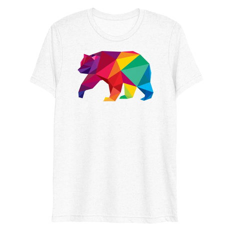 Polygon Bear (Triblend)-Triblend T-Shirt-Swish Embassy