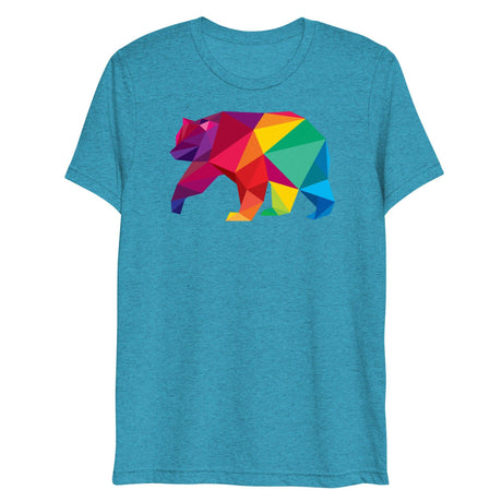 Polygon Bear (Triblend)-Triblend T-Shirt-Swish Embassy