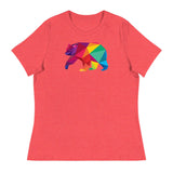 Polygon Bear (Women's Relaxed T-Shirt)-Women's T-Shirts-Swish Embassy