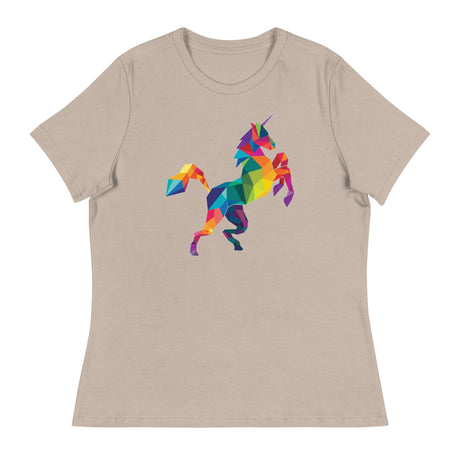 Polygon Unicorn (Women's Relaxed T-Shirt)-Women's T-Shirts-Swish Embassy