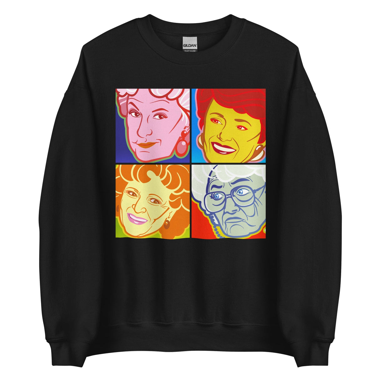 Pop Art Girls (Sweatshirt)-Sweatshirt-Swish Embassy