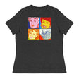 Pop Art Girls (Women's Relaxed T-Shirt)-Women's T-Shirts-Swish Embassy