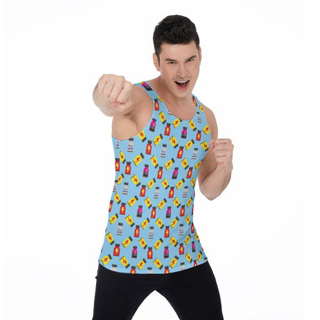 Poppers (Allover Tank Top)-Allover Tank Top-Swish Embassy
