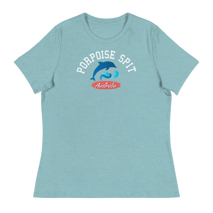 Porpoise Spit (Women's Relaxed T-Shirt)-Women's T-Shirts-Swish Embassy