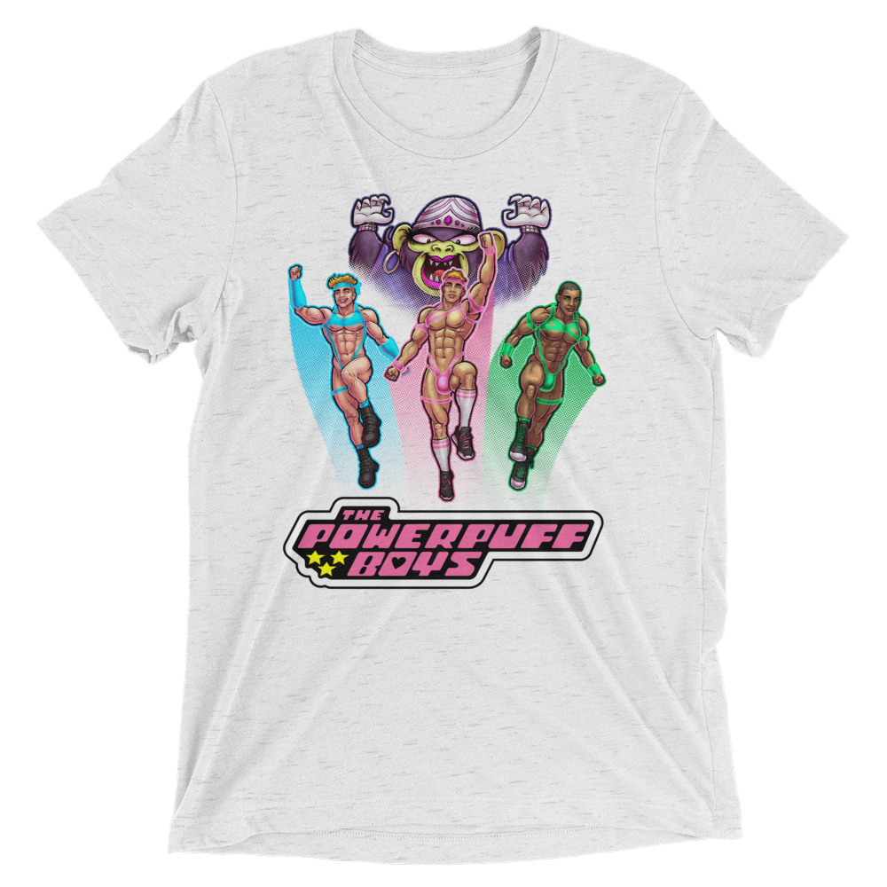 Powerpuff Boys (Triblend)-Triblend T-Shirt-Swish Embassy