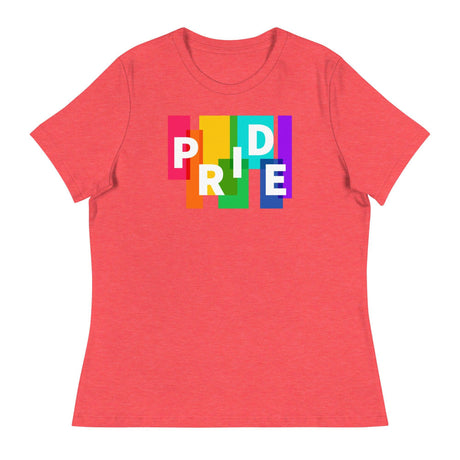 Pride Blocks (Women's Relaxed T-Shirt)-Women's T-Shirts-Swish Embassy