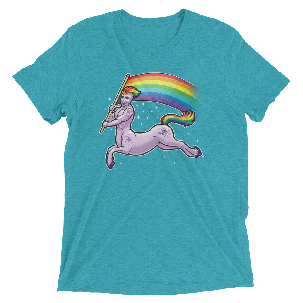 Pride Centaur (Triblend)-Triblend T-Shirt-Swish Embassy