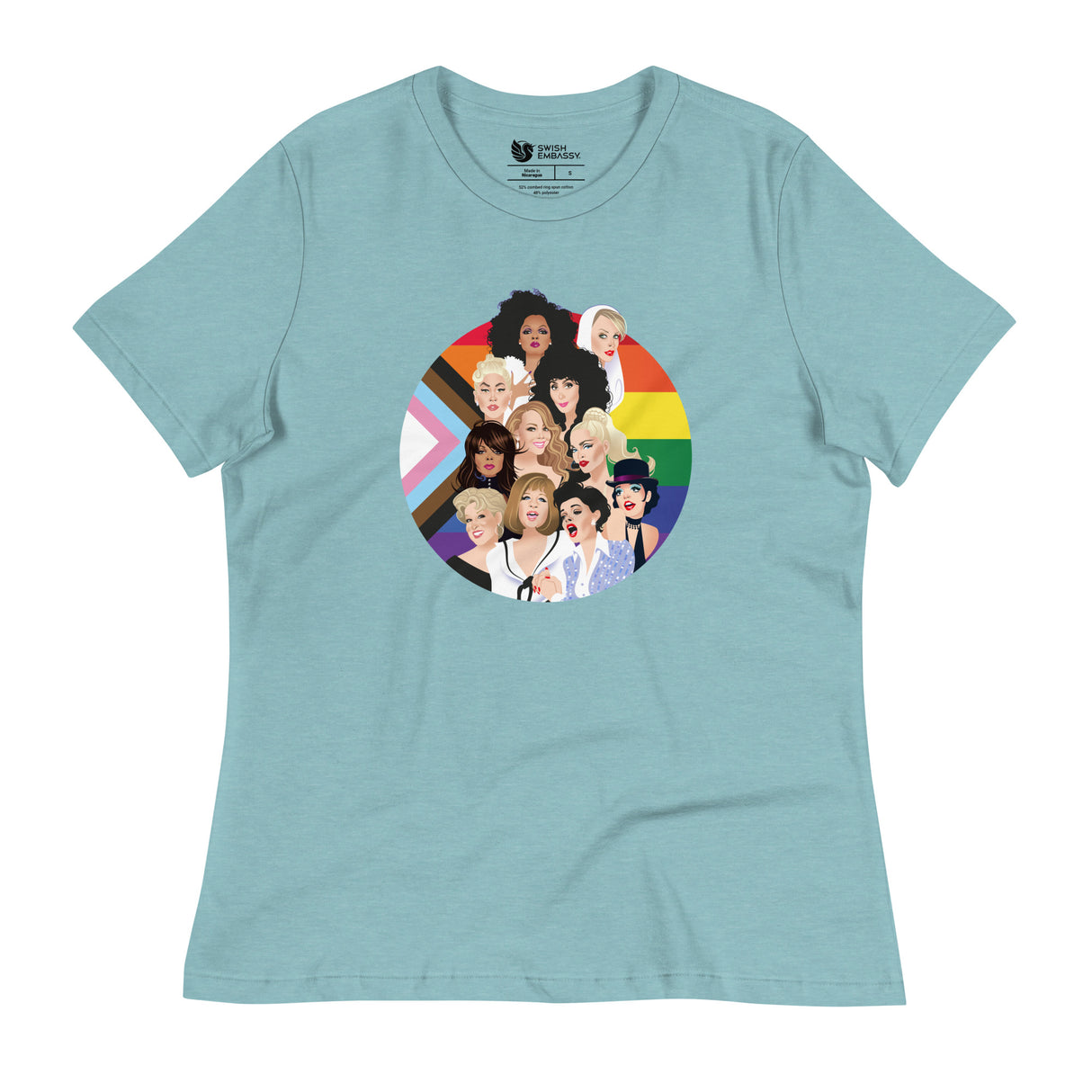 Pride Divas (Women's Relaxed T-Shirt)-Women's T-Shirts-Swish Embassy