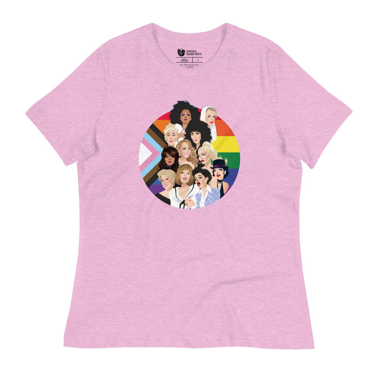 Pride Divas (Women's Relaxed T-Shirt)-Women's T-Shirts-Swish Embassy