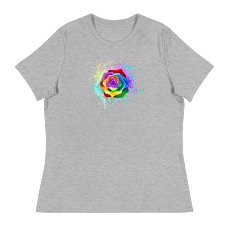 Pride Rose (Women's Relaxed T-Shirt)-Women's T-Shirts-Swish Embassy