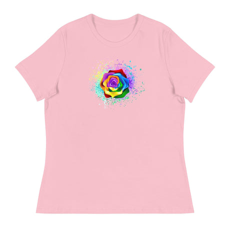 Pride Rose (Women's Relaxed T-Shirt)-Women's T-Shirts-Swish Embassy