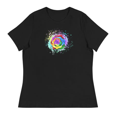 Pride Rose (Women's Relaxed T-Shirt)-Women's T-Shirts-Swish Embassy