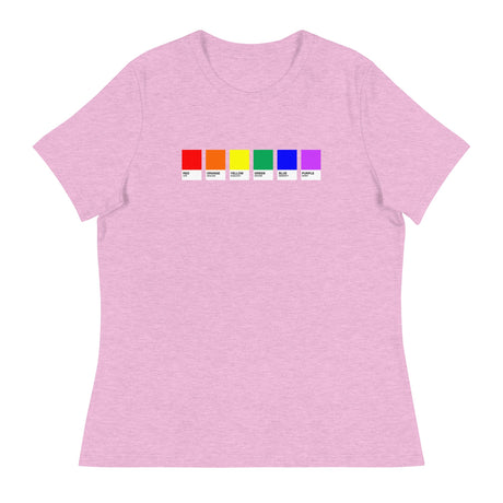 Pride Swatches (Women's Relaxed T-Shirt)-Women's T-Shirts-Swish Embassy