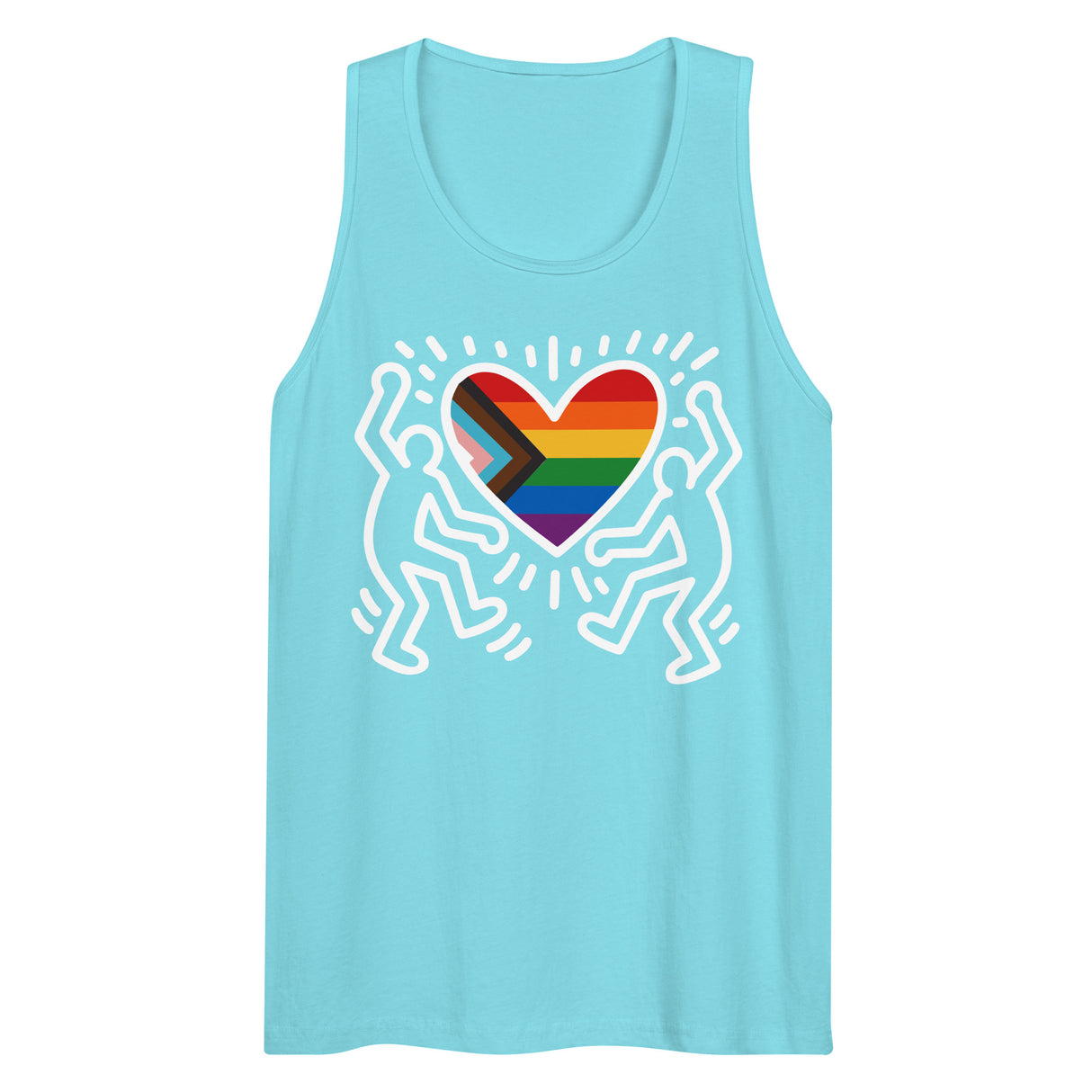 Progress Pride Figures (Tank Top)-Tank Top-Swish Embassy