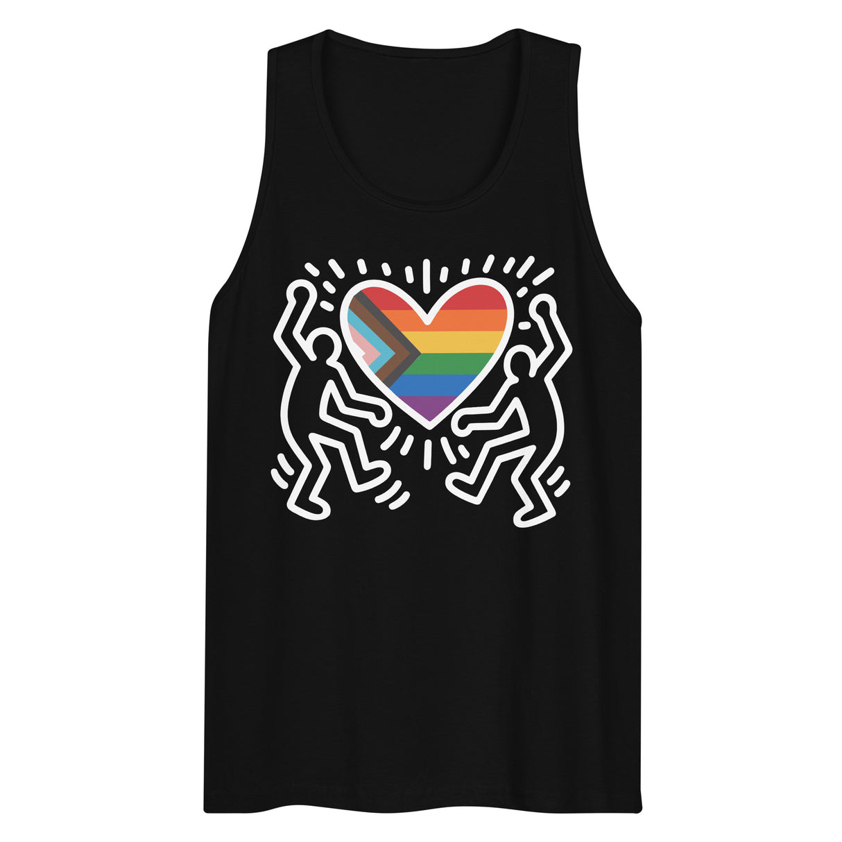 Progress Pride Figures (Tank Top)-Tank Top-Swish Embassy