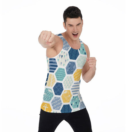 Provincetown (Allover Tank Top)-Allover Tank Top-Swish Embassy