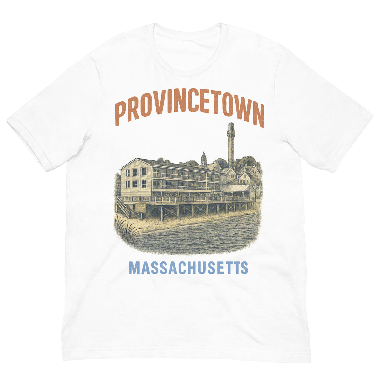 Provincetown Seaside-T-Shirts-Swish Embassy