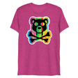 Psycho Bear (Triblend)-Triblend T-Shirt-Swish Embassy