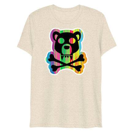 Psycho Bear (Triblend)-Triblend T-Shirt-Swish Embassy