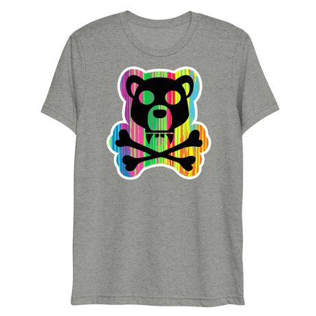 Psycho Bear (Triblend)-Triblend T-Shirt-Swish Embassy