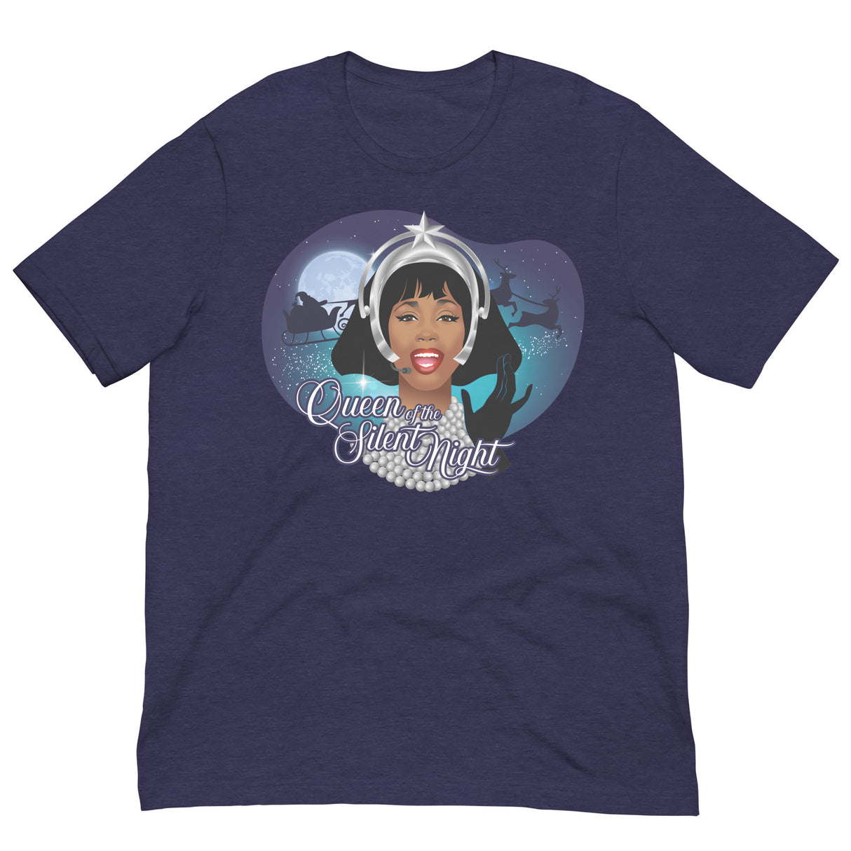 Queen of the Silent Night-T-Shirts-Swish Embassy
