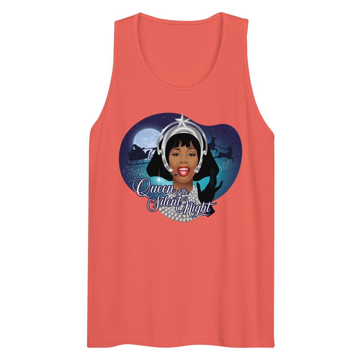 Queen of the Silent Night (Tank top)-Tank Top-Swish Embassy