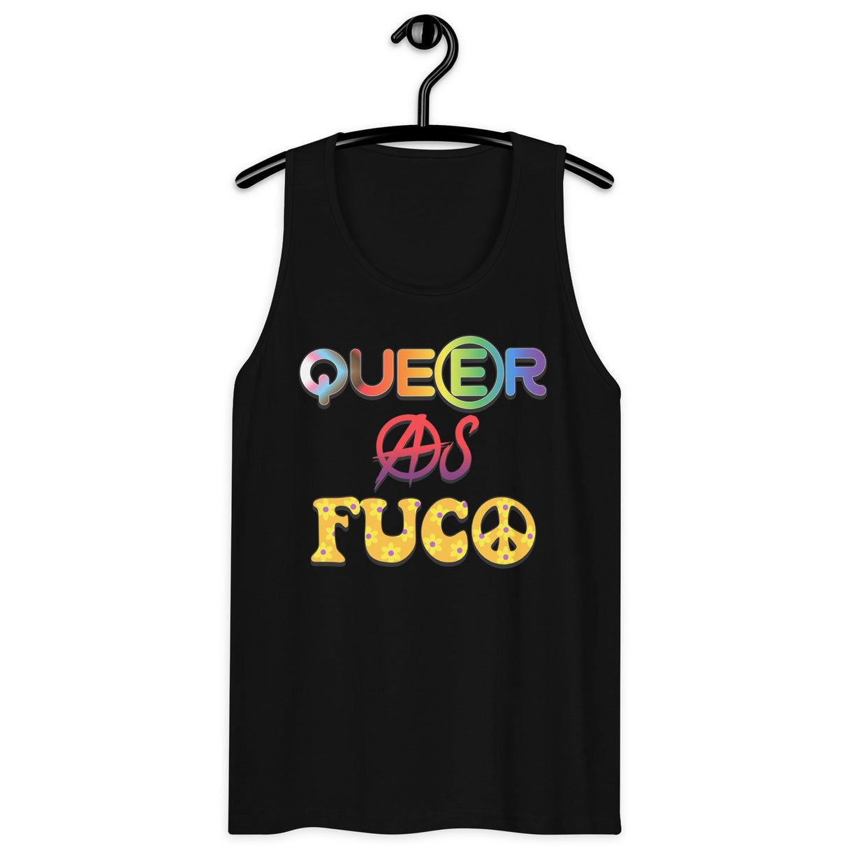 Queer AF (Tank Top)-Tank Top-Swish Embassy