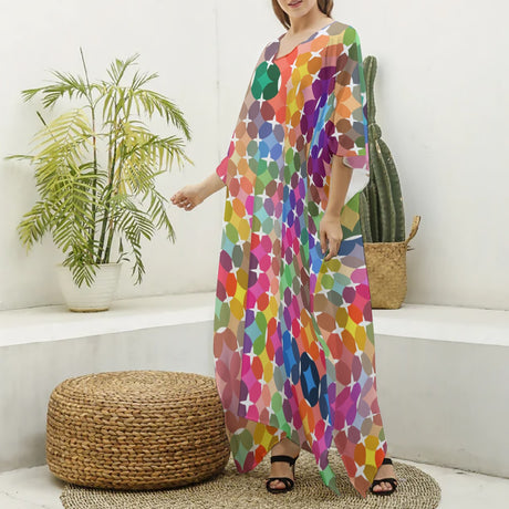 Rainbow Star (Kaftan)-Kaftan-Swish Embassy