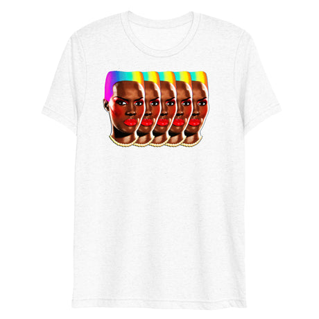 Rainbows and Rhythm (Triblend)-Triblend T-Shirt-Swish Embassy