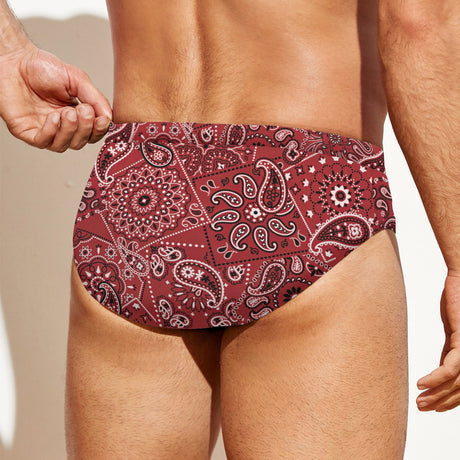 Red Hanky (Swim Briefs)-Swim Briefs-Swish Embassy