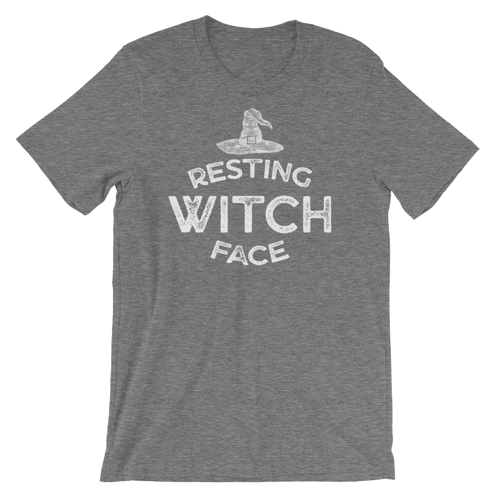 Resting Witch Face-T-Shirts-Swish Embassy