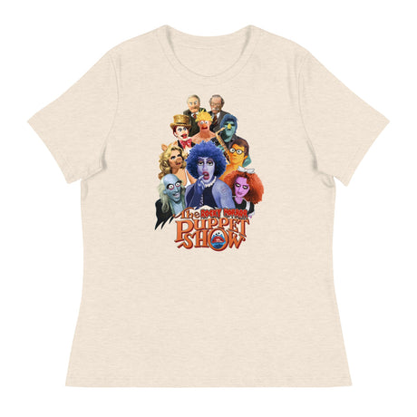 Rocky Horror Puppet Show (Women's Relaxed T-Shirt)-Women's T-Shirts-Swish Embassy