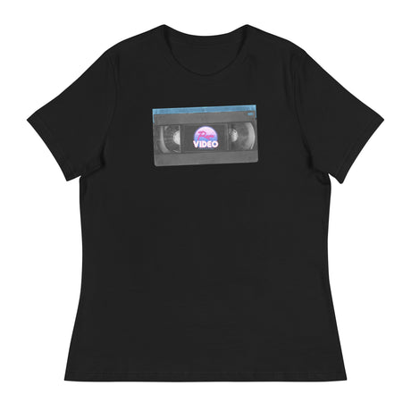 Rose Video (Women's Relaxed T-Shirt)-Women's T-Shirts-Swish Embassy