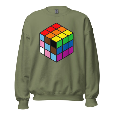 Rubik's Pride (Sweatshirt)-Sweatshirt-Swish Embassy