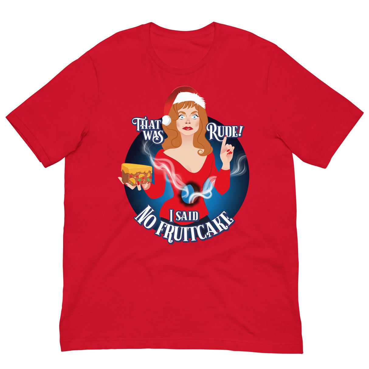 Rude Fruitcake-T-Shirts-Swish Embassy