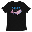 Salty Narwhal (Triblend)-Triblend T-Shirt-Swish Embassy