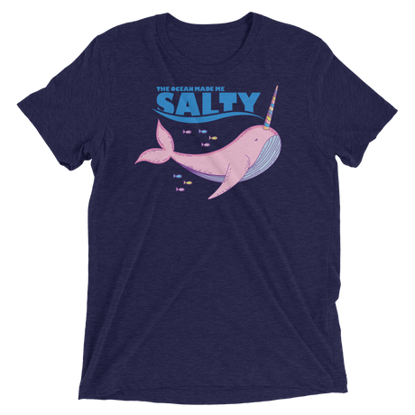 Salty Narwhal (Triblend)-Triblend T-Shirt-Swish Embassy