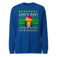 Santa Baby I Should Be So Lucky (Ugly Christmas)-Christmas T-Shirts-Swish Embassy