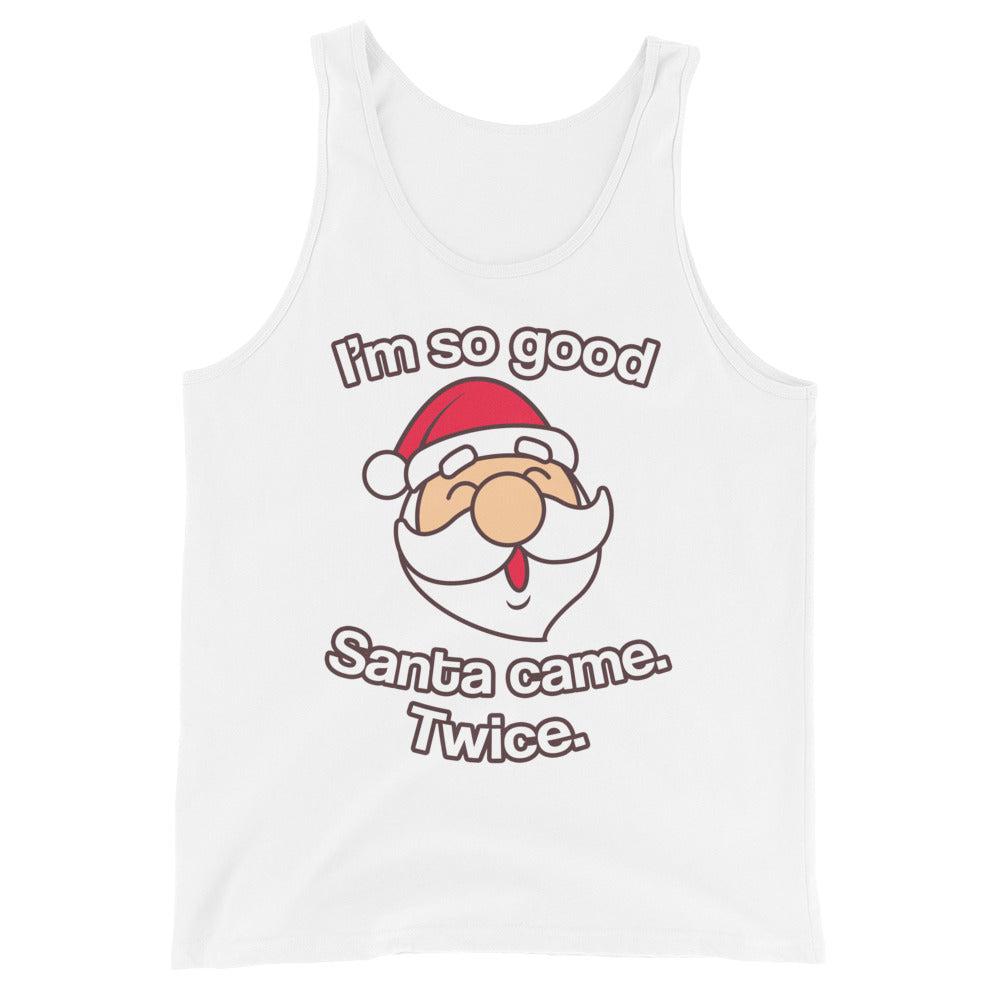 Santa Came Twice (Tank Top)-Tank Top-Swish Embassy